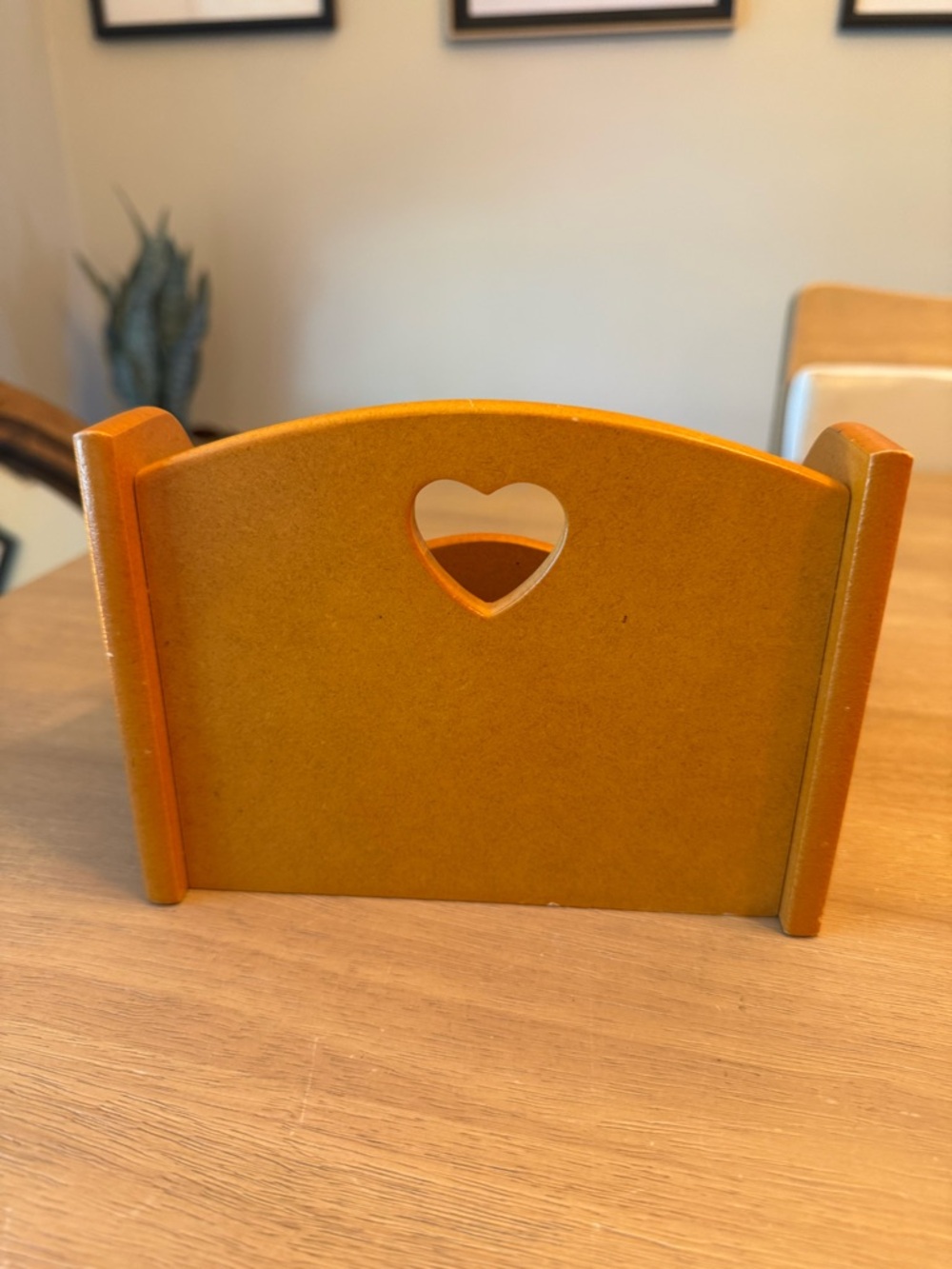 Vintage cottage core Pressed Wood Mail Holder Desk Organizer - Picture 4 of 8
